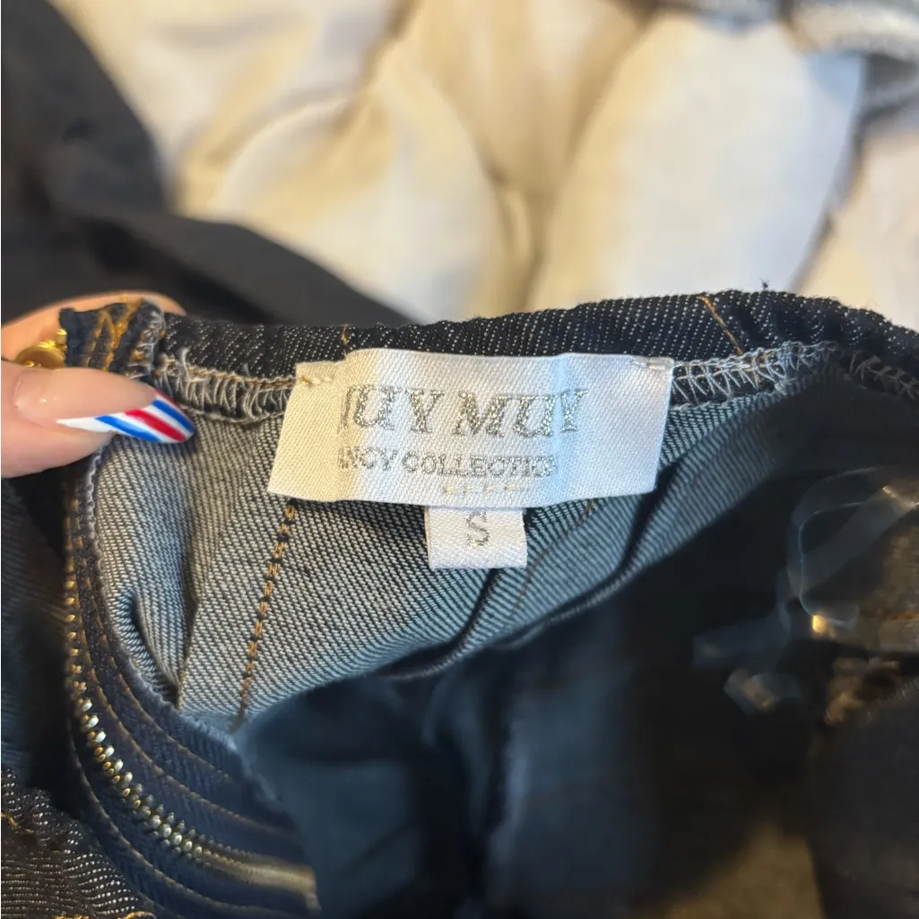 Denim Midi Dress Blue - Image 4