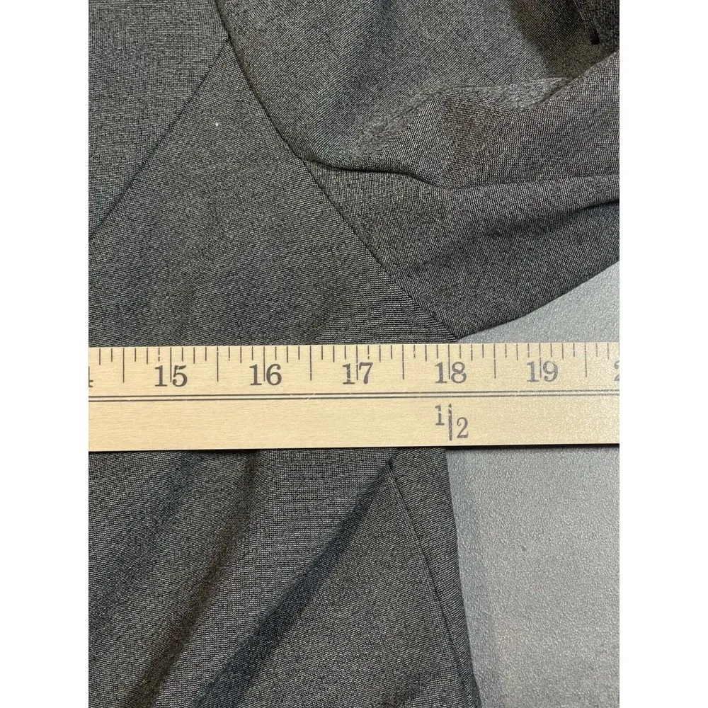 Torrid‎ Blazer Womens Size 00 Plus Grey/black Chevron  Speckled Jacket S-310 - Image 8