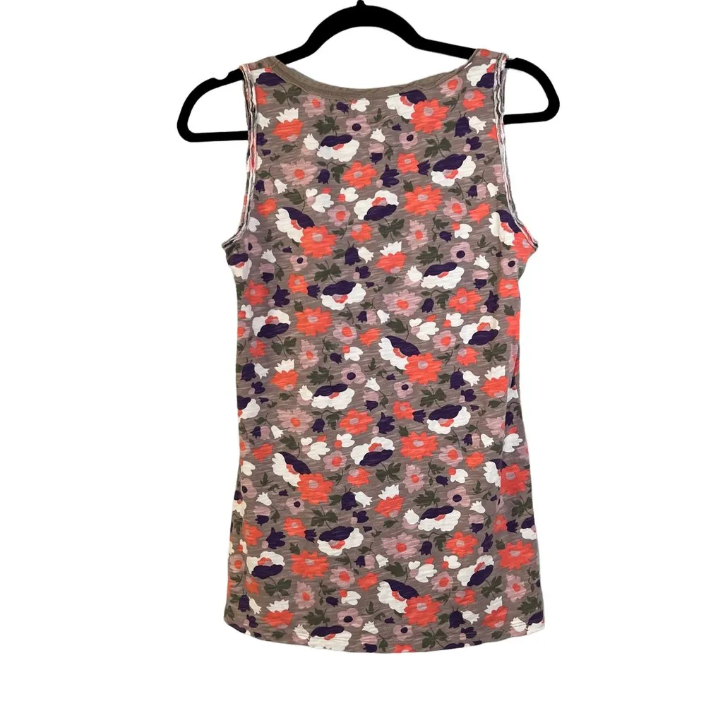 Boden Floral Sleeveless Tank Top Blouse US Size 4 and UK Size 8 - Image 4