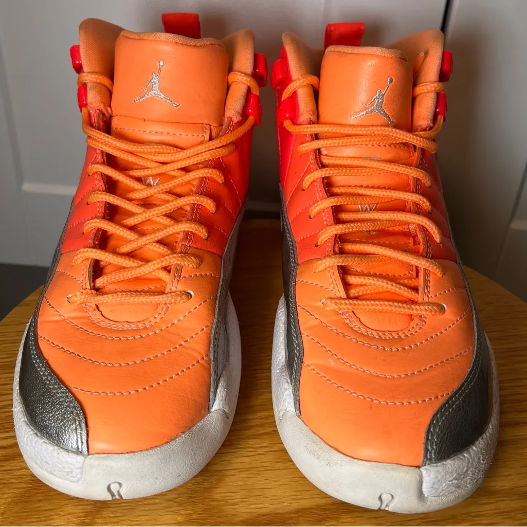 Air Jordan 12 Retro GS 'Sunrise' US Size 4.5Y •6W•36.5EUR (Preloved no box) - Image 15