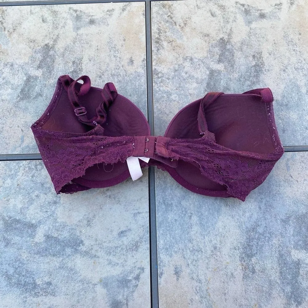 Victoria's Secret Dream Angels Push Up Maroon 32DD - Image 2