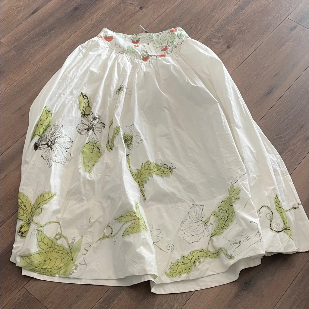 Swan Gossip x Anthropologie Basque Waist Maxi Skirt - Image 4