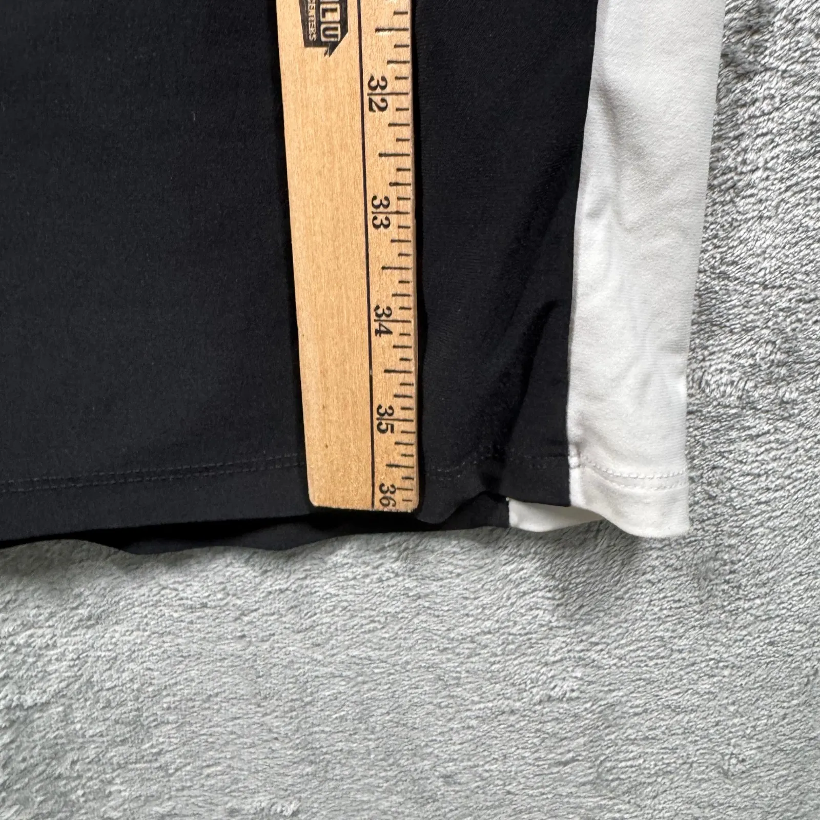 Lauren Ralph Lauren Sheath Dress Black White Asymmetric One Shoulder 10 Event - Image 8