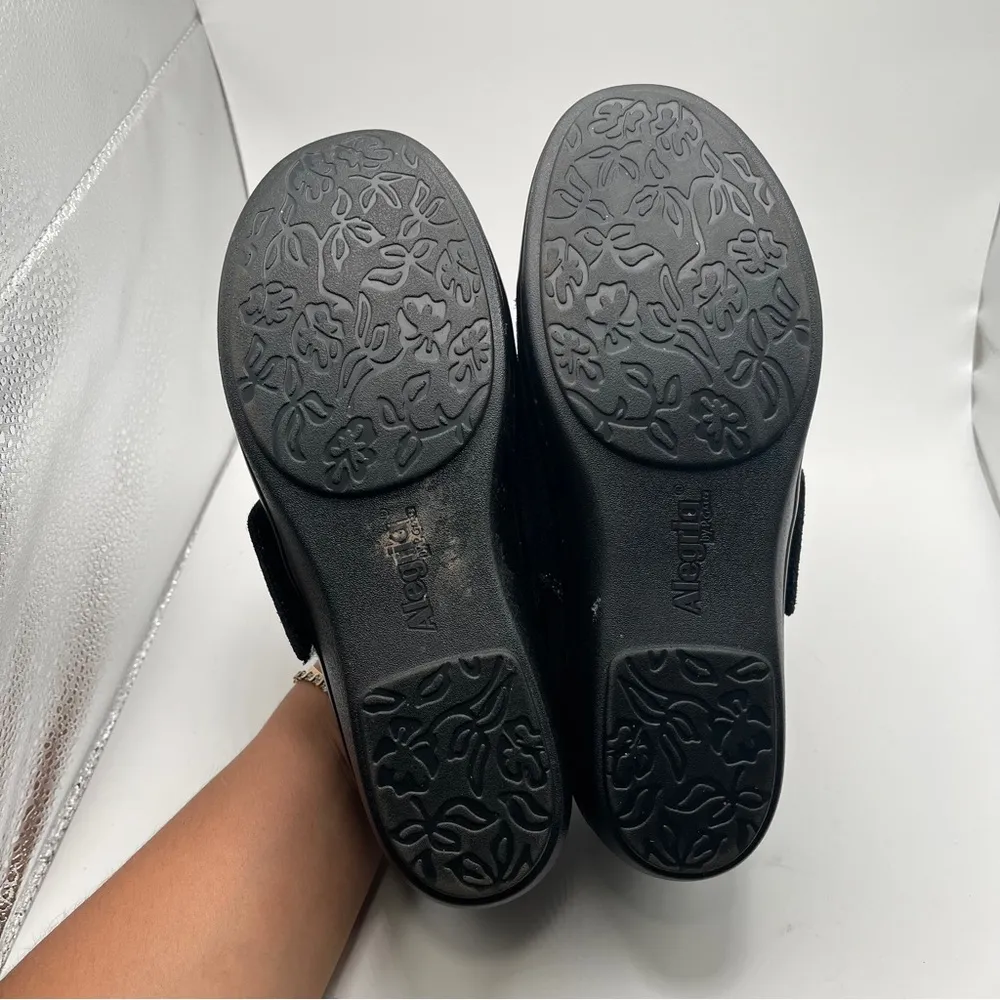 Alegria Women's Lauryn Loafer Size 38 8 Slip On Nursing Shoe Blue Metallic - Image 11