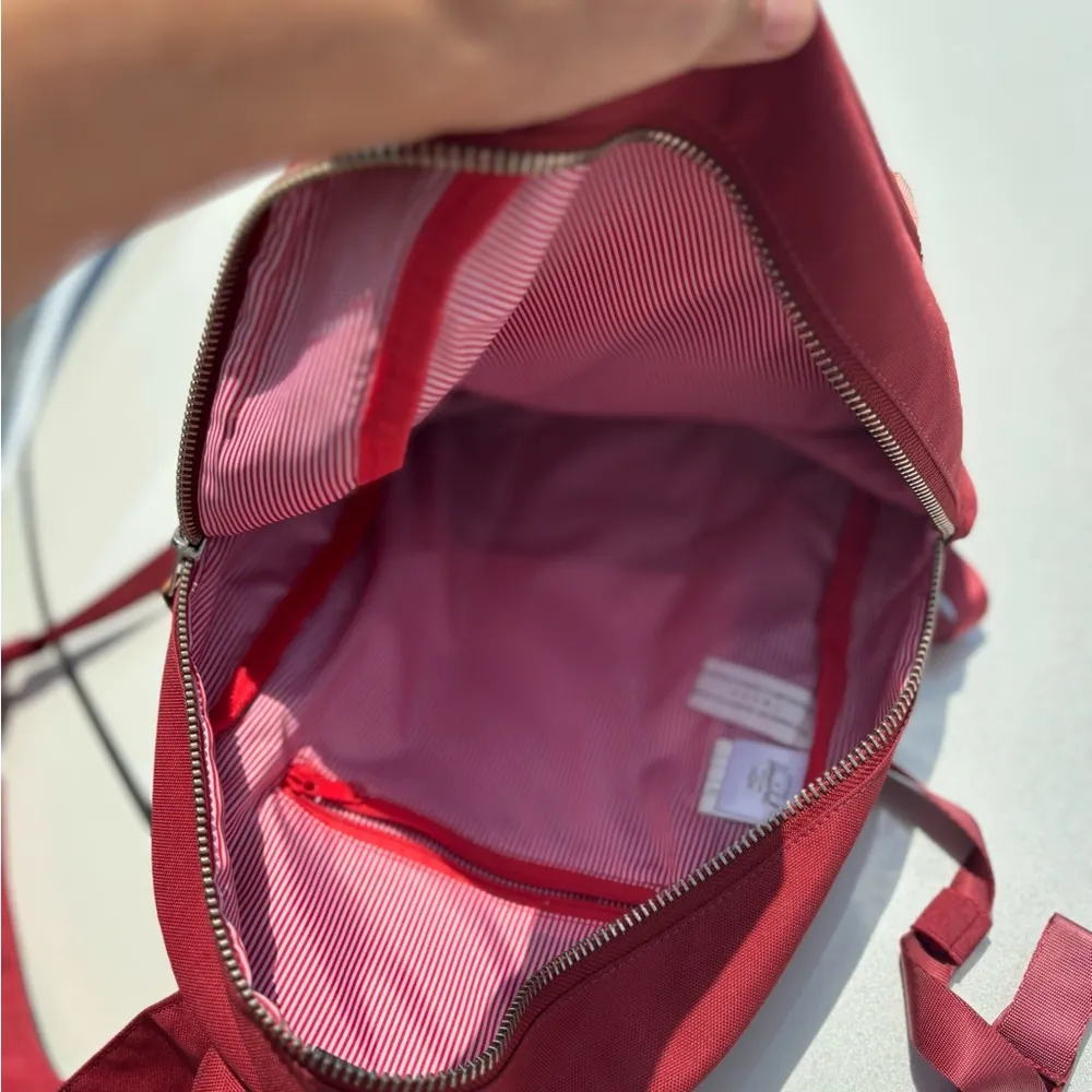 Herschel Red and Pink Backpack mini - Image 9
