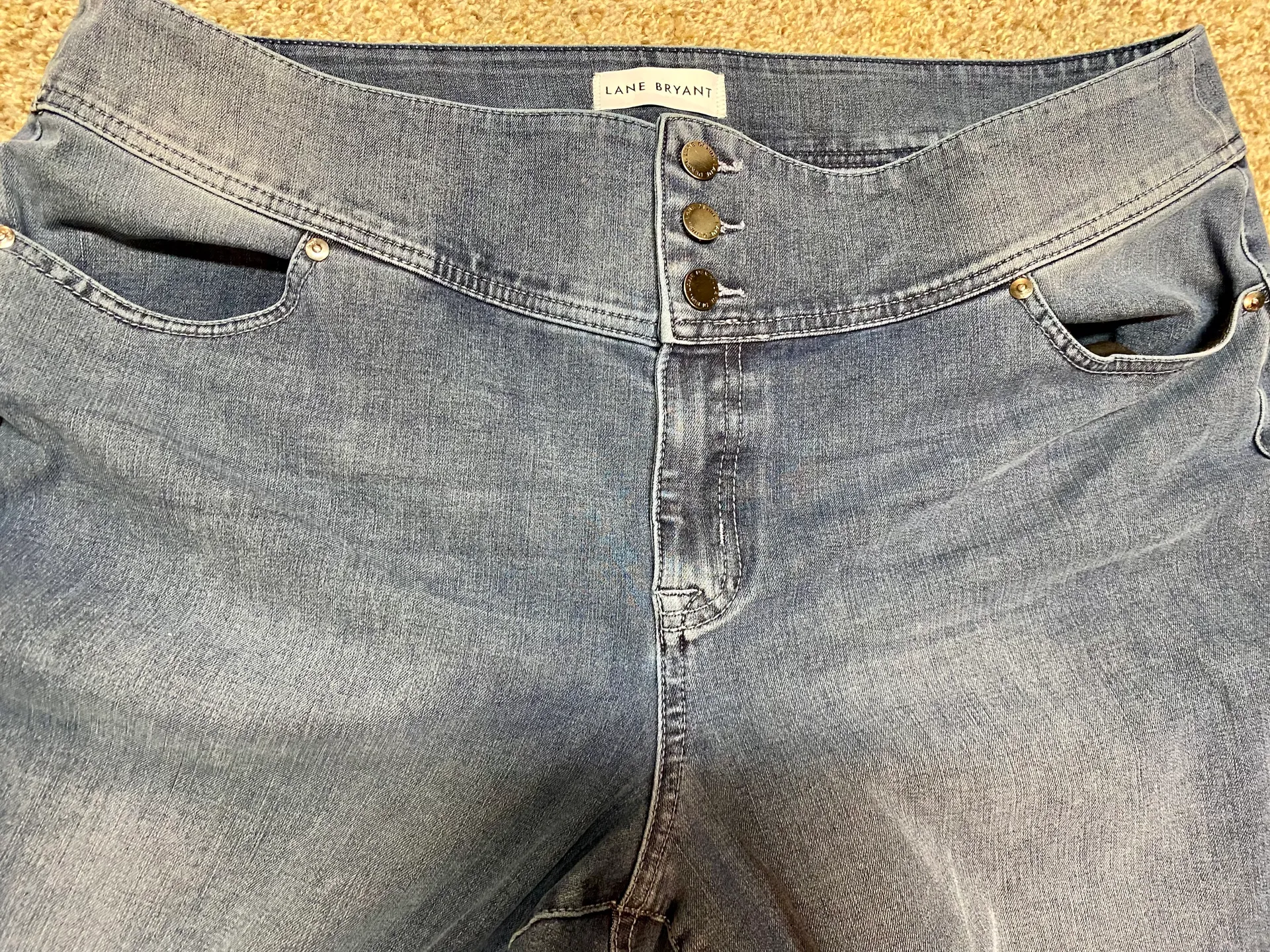 Lane Bryant Medium Wash High Rise Jeggings - Image 7