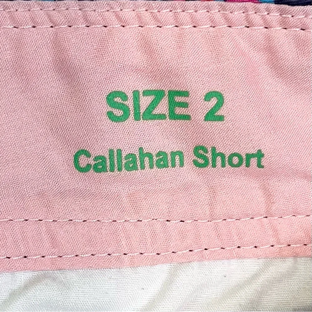 LILLY PULITZER Callahan Blue Purple Pink Fish Coral Low Rise Shorts 2 - Image 9