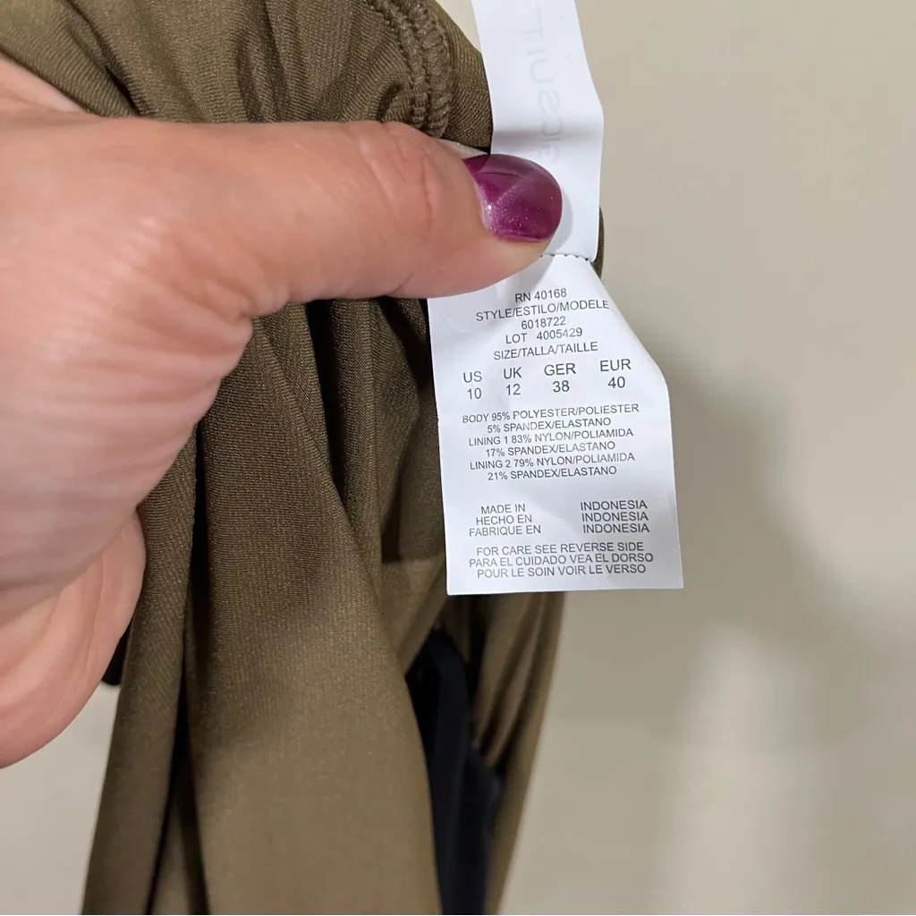 NWT Magicsuit Women's Charmlife Izzy Tankini Top size 10 green swimsuit - Image 14