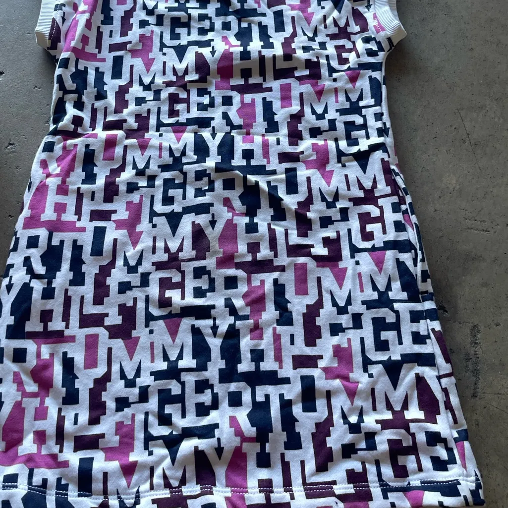 Tommy Hilfiger T -Shirt Dress Women’s Size S Logo Multi - Image 7