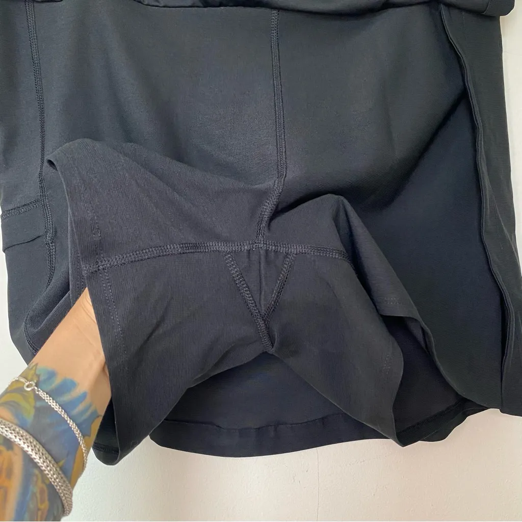 Outdoor Voices Court Active Tennis Skort Side Slit 4.5” Inseam Black Sz XXXL - Image 9
