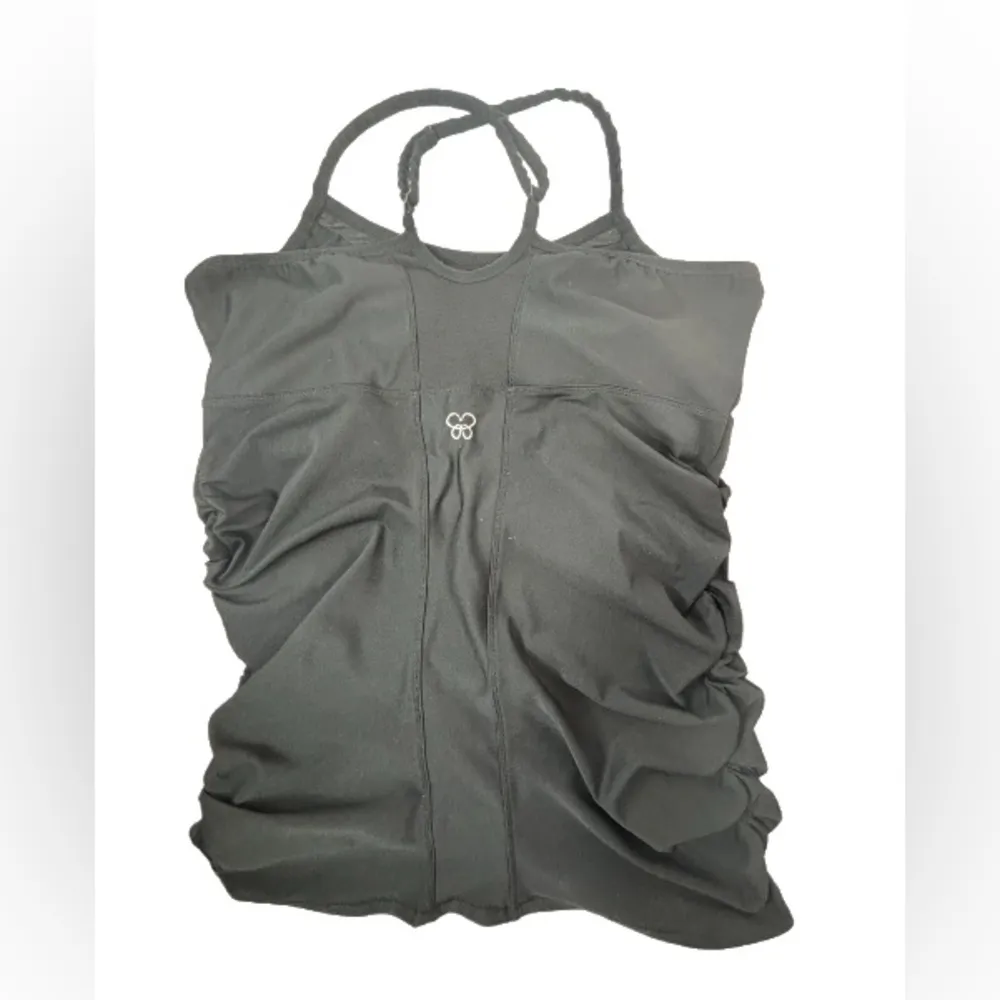 Jessica Simpson M Black Performance Long Yoga Top Maternity - Image 3