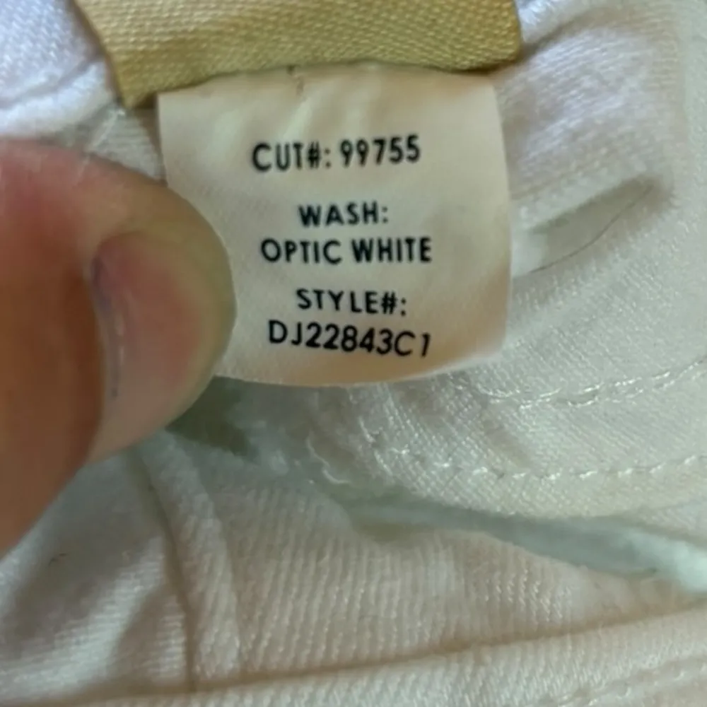 Altard State Flared Jeans Optic White Pull On Style Womens Size XS - Image 5