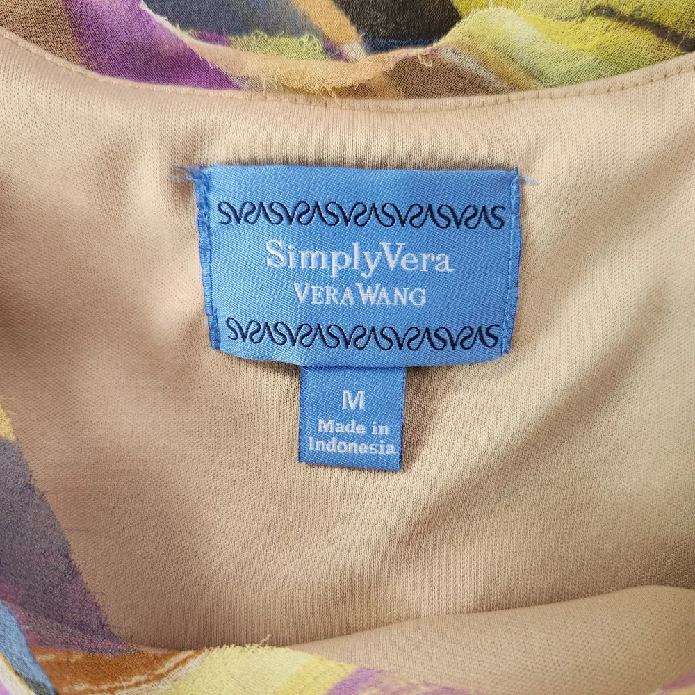 SIMPLY VERA VERA WANG Multi-Color Paint / Clean Slate Dress Women's Medium - Image 2