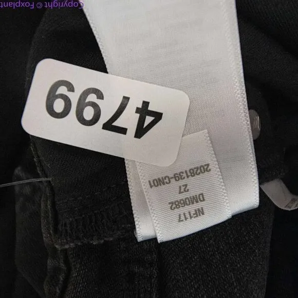 NEW Madewell The Low-Rise Perfect Vintage Straight‎ Jean in Lunar Wash, 27 - Image 15