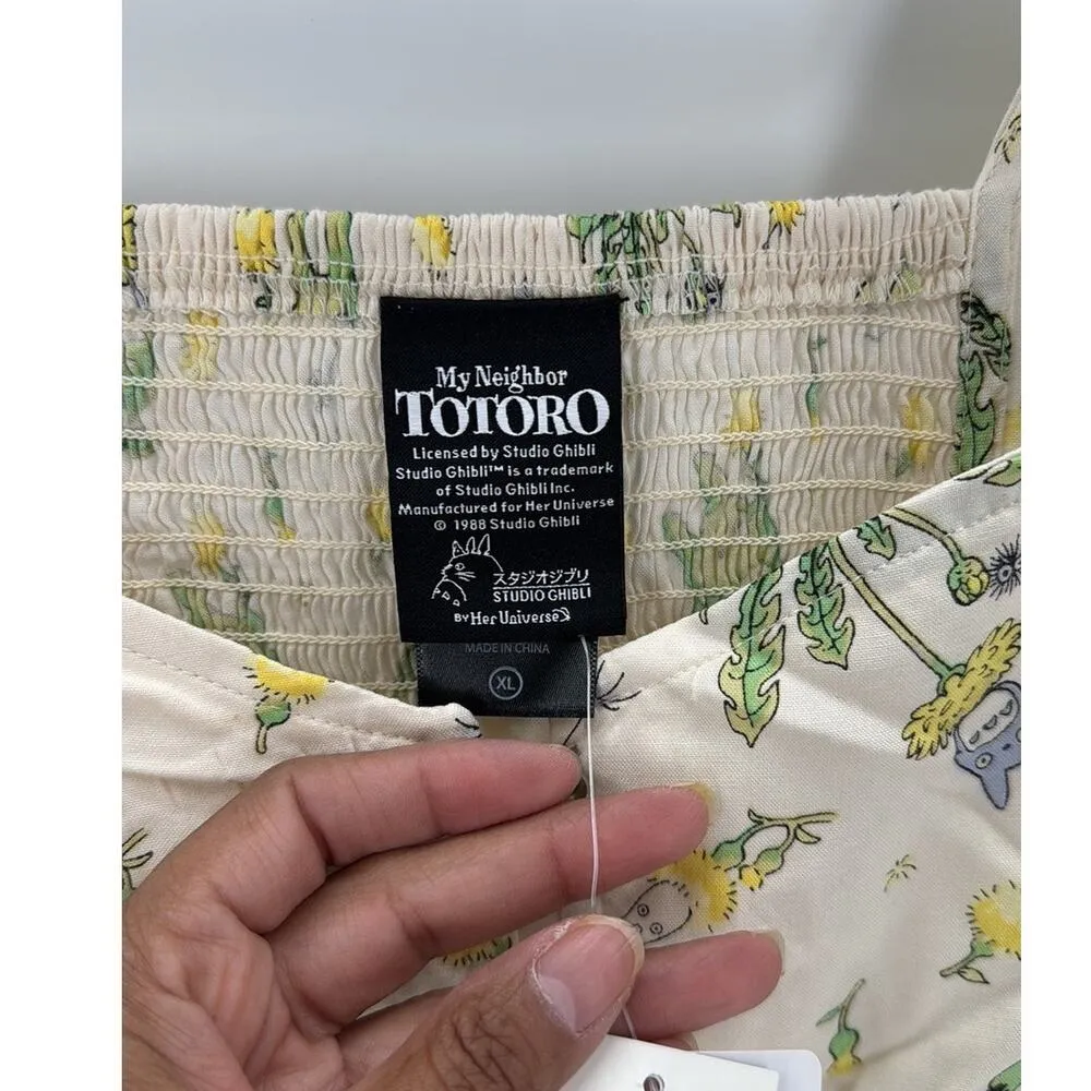 Her Universe Studio Ghibli My Neighbor Totoro balloon Sleeve anime top size XL - Image 3