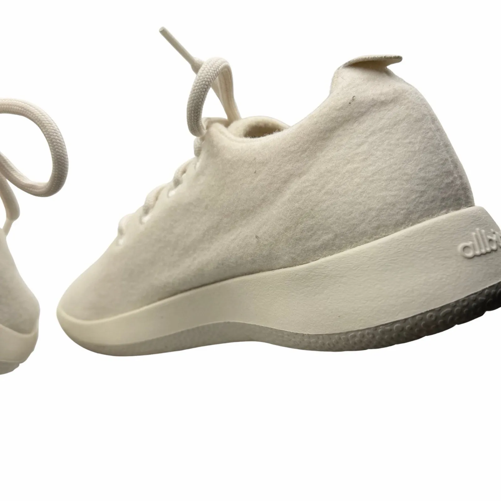 Allbirds Merino Wool Runners Lightweight Sneaker Shoes White Women's size 9 - Image 6