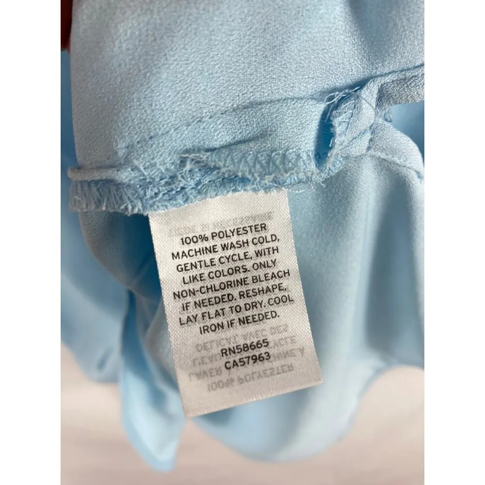 Halogen light blue chiffon flow tank size xs - Image 3