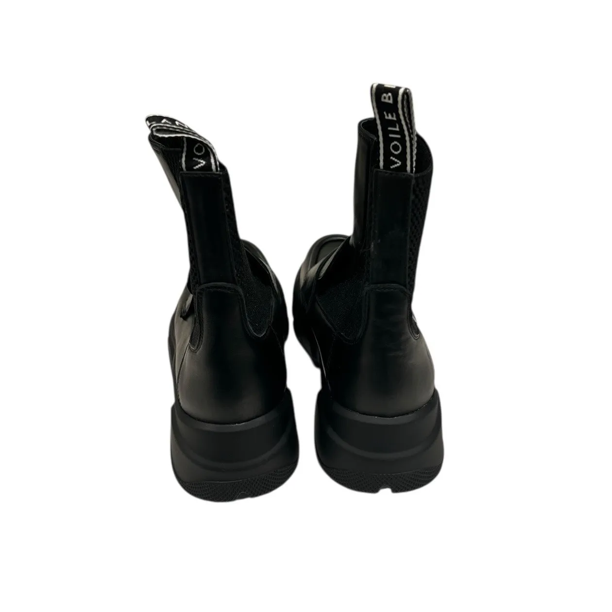 New VOILE BLANCHE Tanky Moc Chelsea Black Boots Size 37 EU 6 US - Image 4