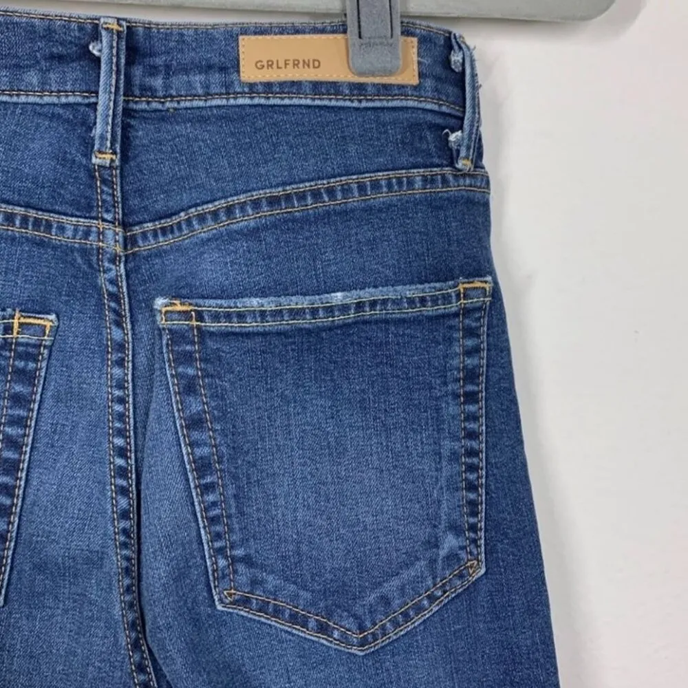 GRLFRND  Kendall Distressed Raw Hem Jeans - Size 26 - Image 8