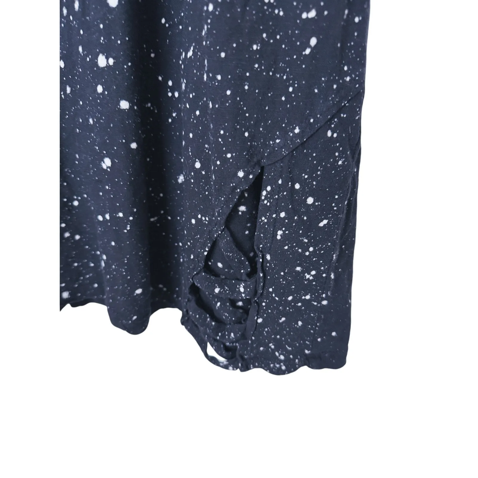 LNA Skater Punk Goth Black Paint Splatter Tank Dress XS Grunge Streetwear Edgy - Image 5