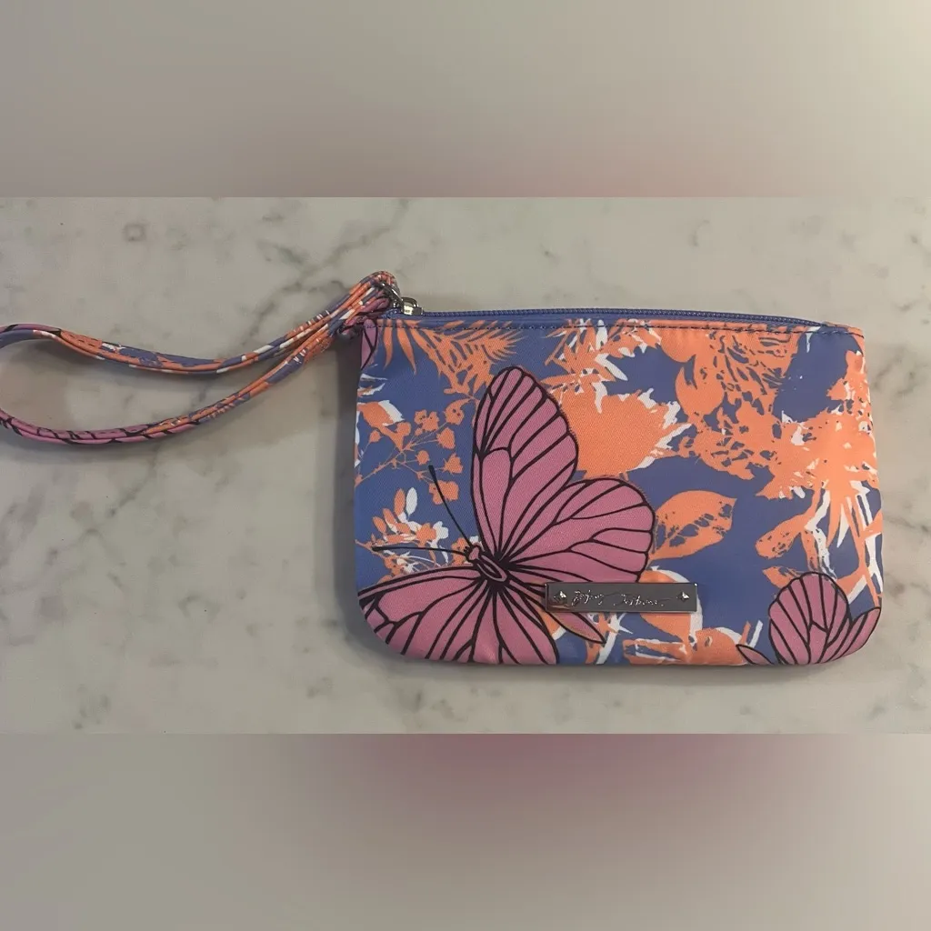 New Betsey Johnson Butterfly Quilted Backpack with Wristlet Set - Image 5