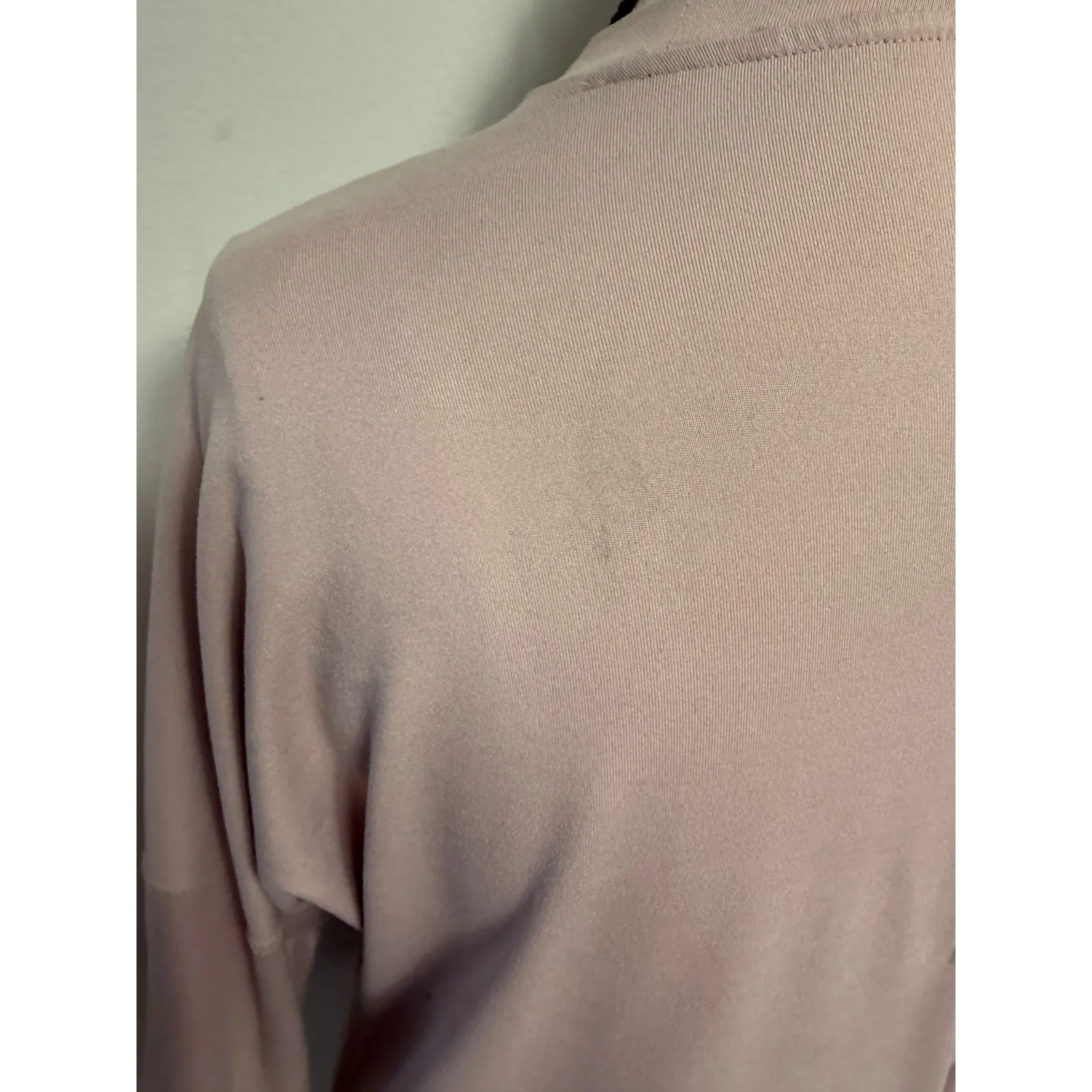 Nike Dri-FIT Running Top Long Sleeve Shirt Womens Small Pink Athletic - Image 3