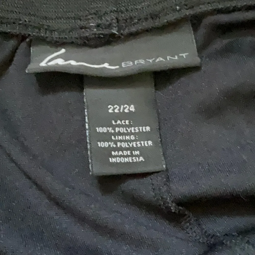 Lane Bryant Black Lace Party Skirt Sz. 22/24 - Image 2