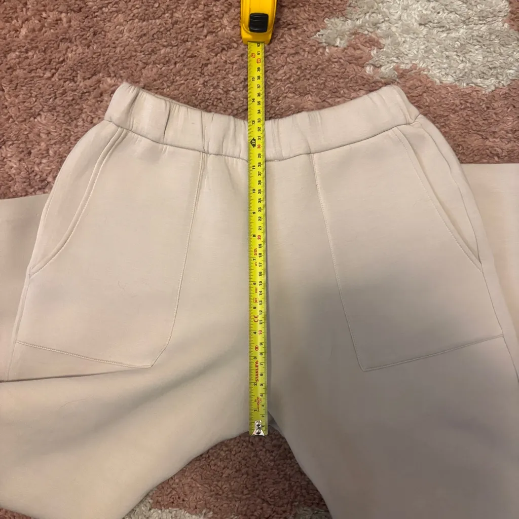 HUNTER BELL WOMEN'S SIEGLE PANT Size Small Oatmeal Beige SUPER SOFT WITH POCKETS - Image 10