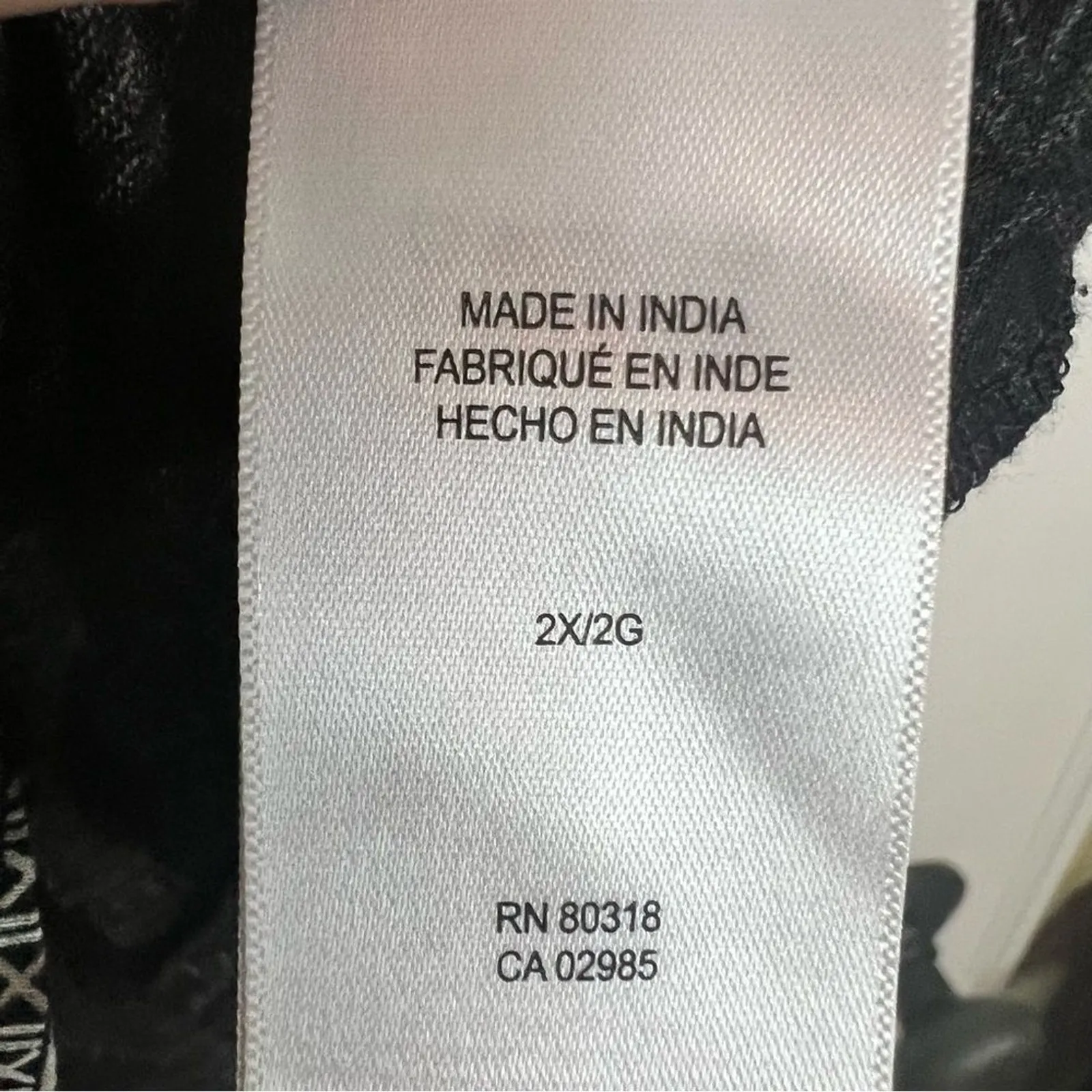 Lucky Brand Womens Flowy‎ Lined Floral Short Long Sleeve Blouse Size 2X Career - Image 4