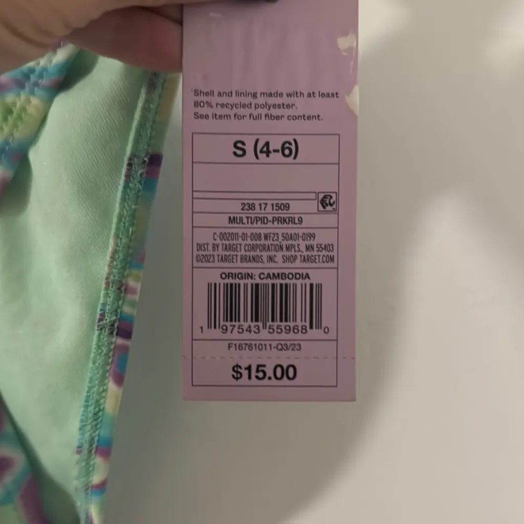 Multicolor Heart Pattern Swimsuit - Image 2