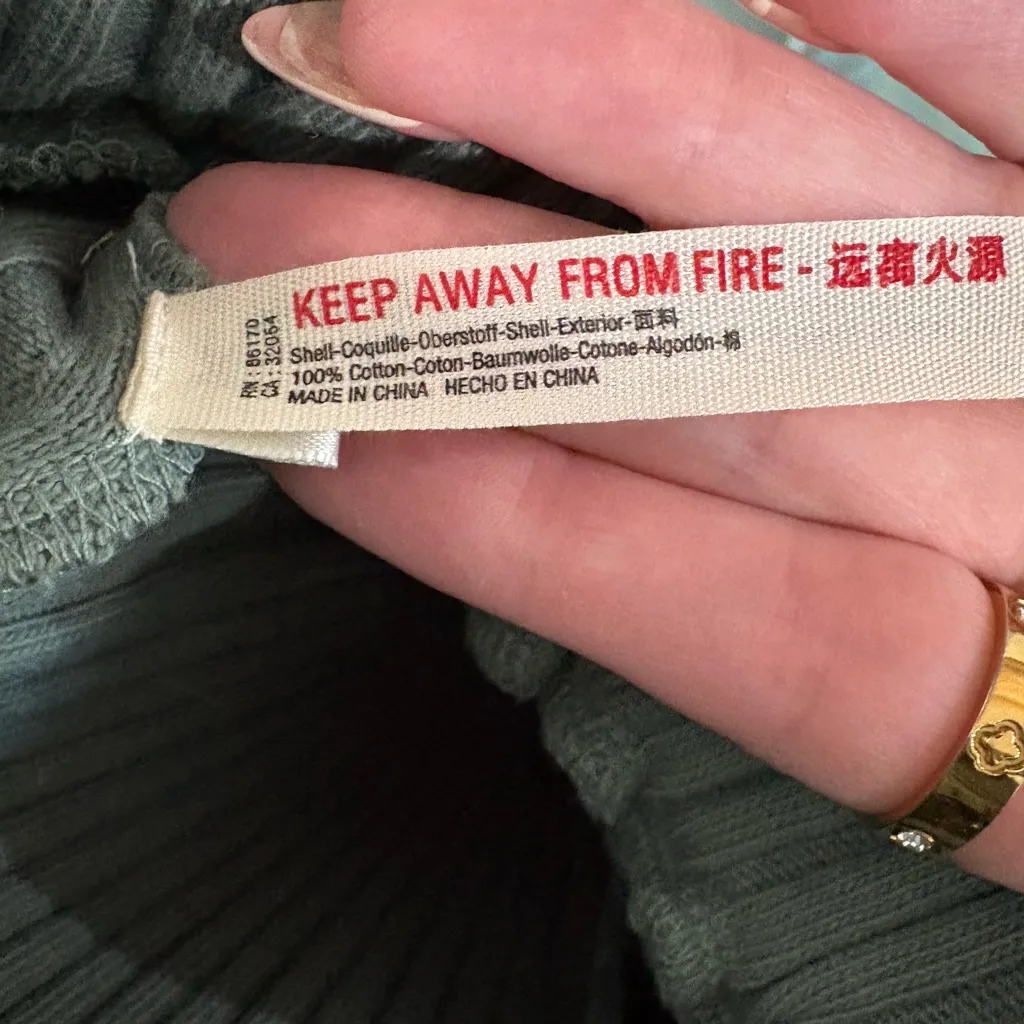 Free‎ People Beach Ribbed Knit Cut Out Jumpsuit- Size Large - Image 9