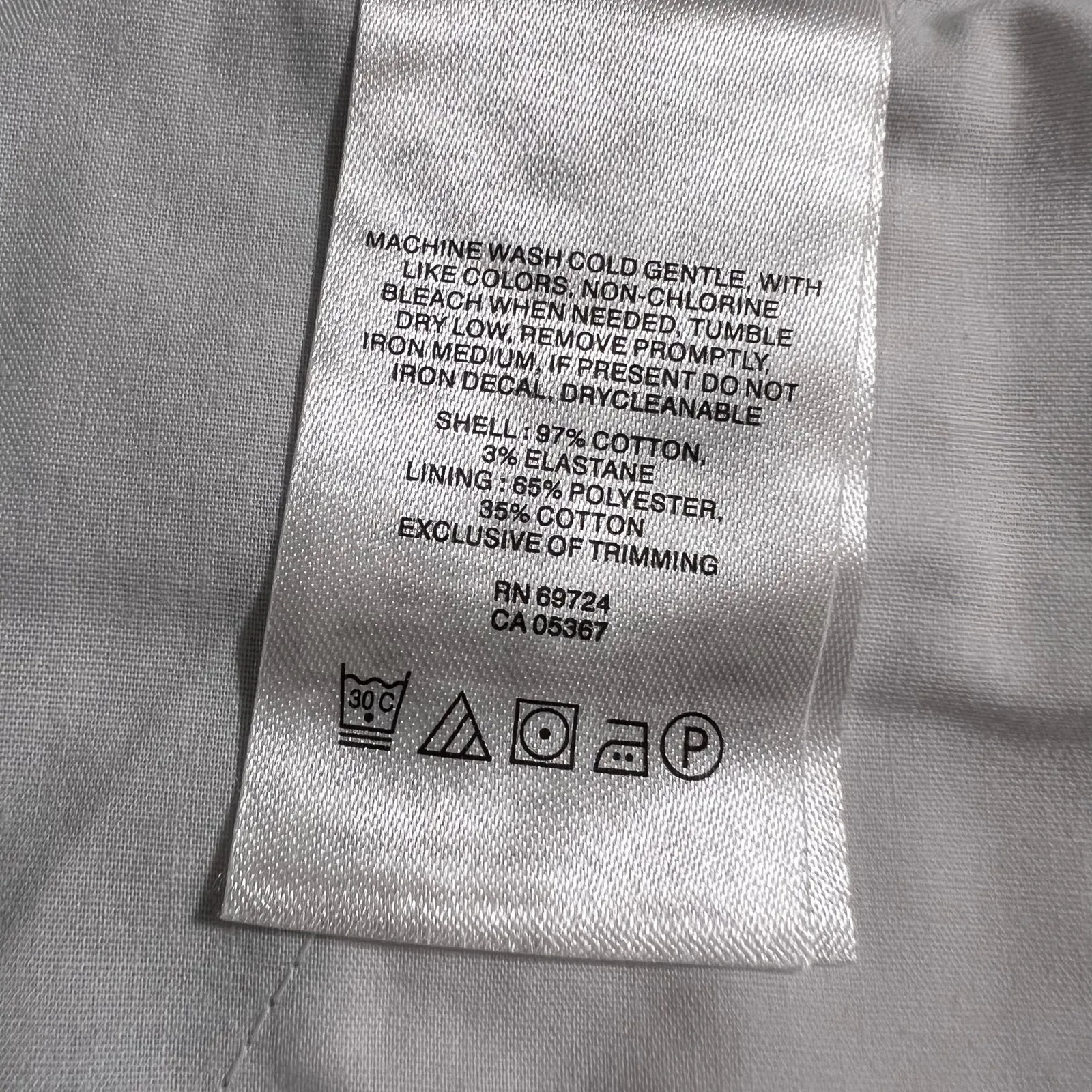 Columbia Womens Blackberry Ridge Bermuda Shorts Plaid Gray Blue Size 14 - Image 8