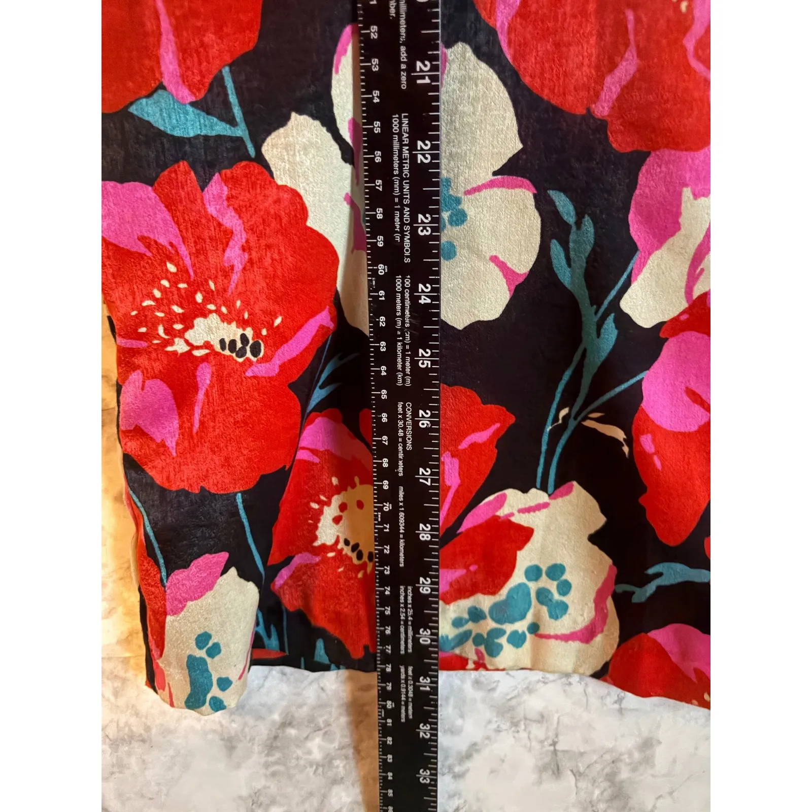 Zara Trafaluc Poppy Floral  Print Mock Neck Short Sleeve Mini Dress Size S - Image 6