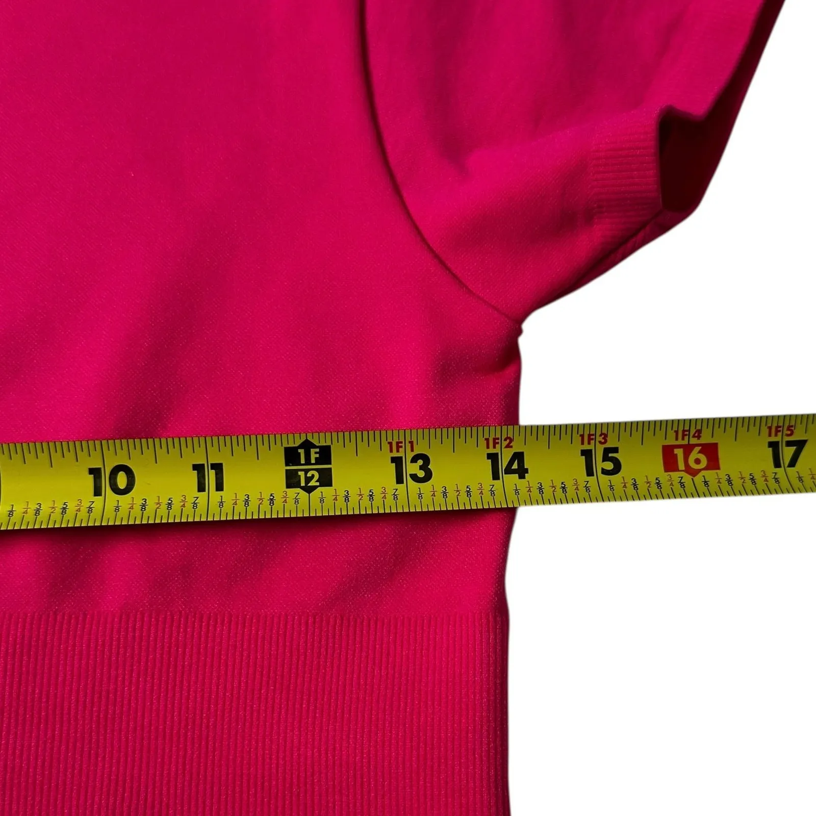 Offline by Aerie Pink Seamless Fitted Crop Top Women's Size Small | 26 - Image 6