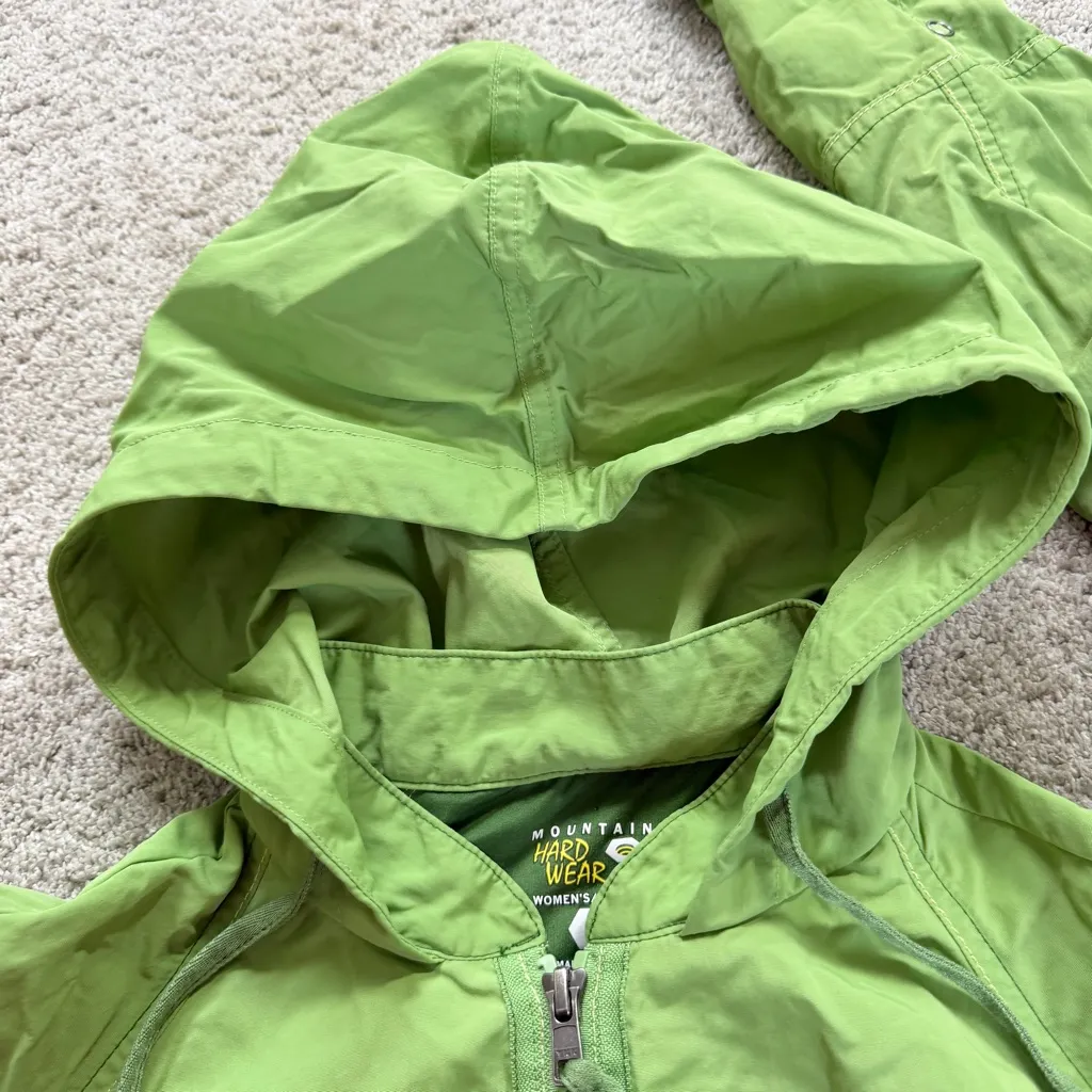 Mountain Hardwear Women’s Urbanite Traveler Jacket Outdoor Hiking in Green 8 - Image 10