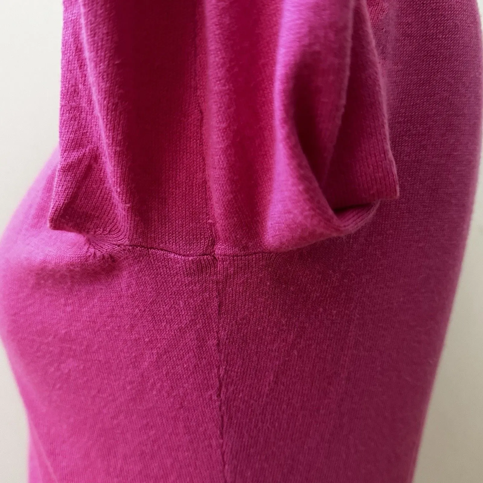 Banana Republic Women's Silk Blend Button Down Long Sleeve Pink Cardigan Size XS - Image 14