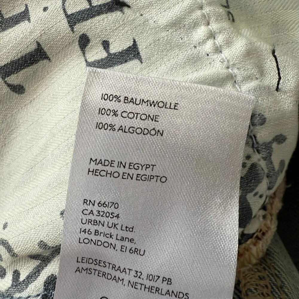 Free People straight-leg jeans high rise cotton boho brown streetwear 26 - Image 4