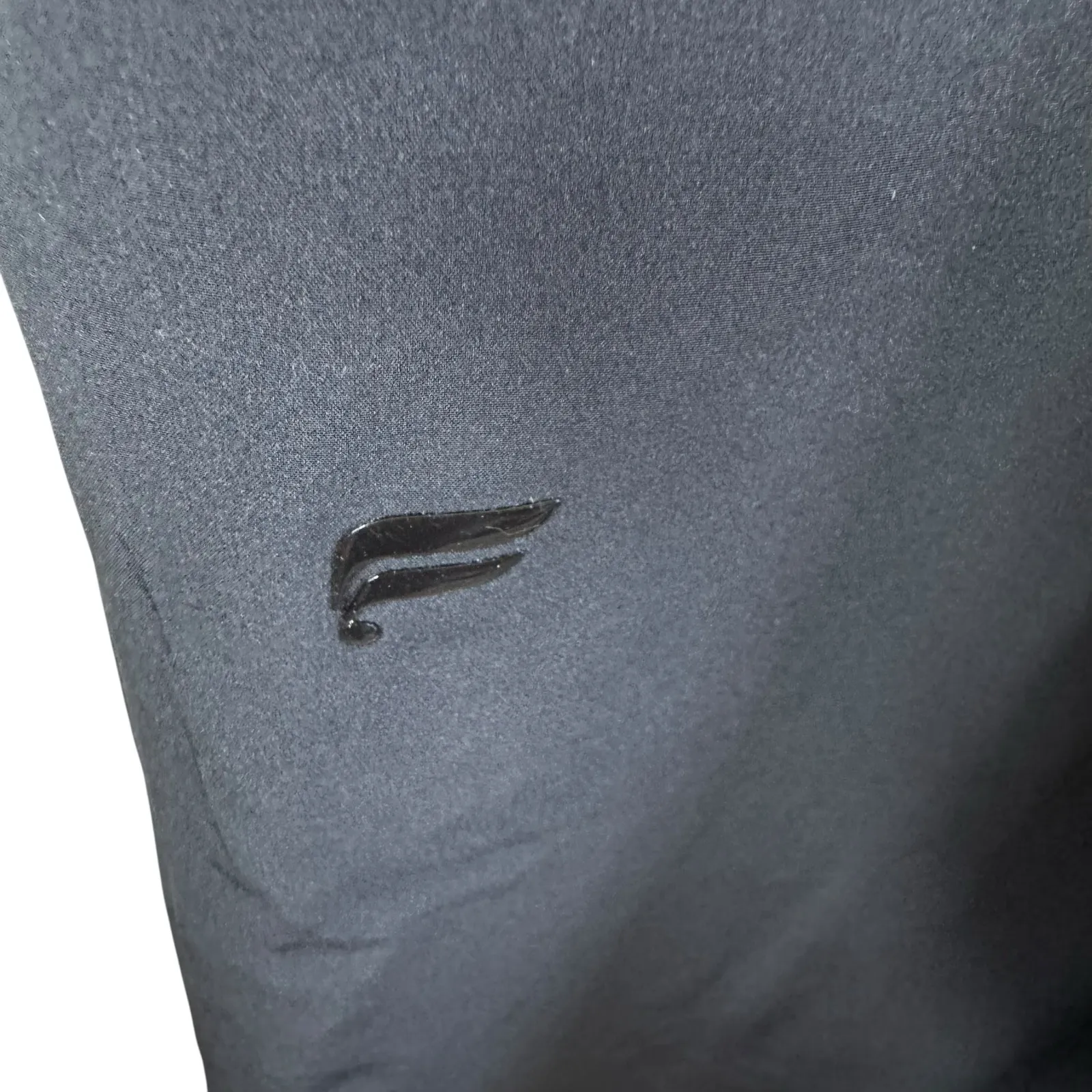 Fabletics Black Elastic Waist Straight Leg Pull On Windbreaker Athletic Pants L - Image 4