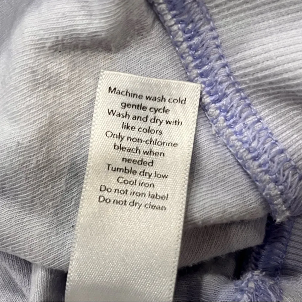 Athleta Sundown Crystal Dye Periwinkle Tie Dye Crewneck Sweatshirt size Small - Image 10