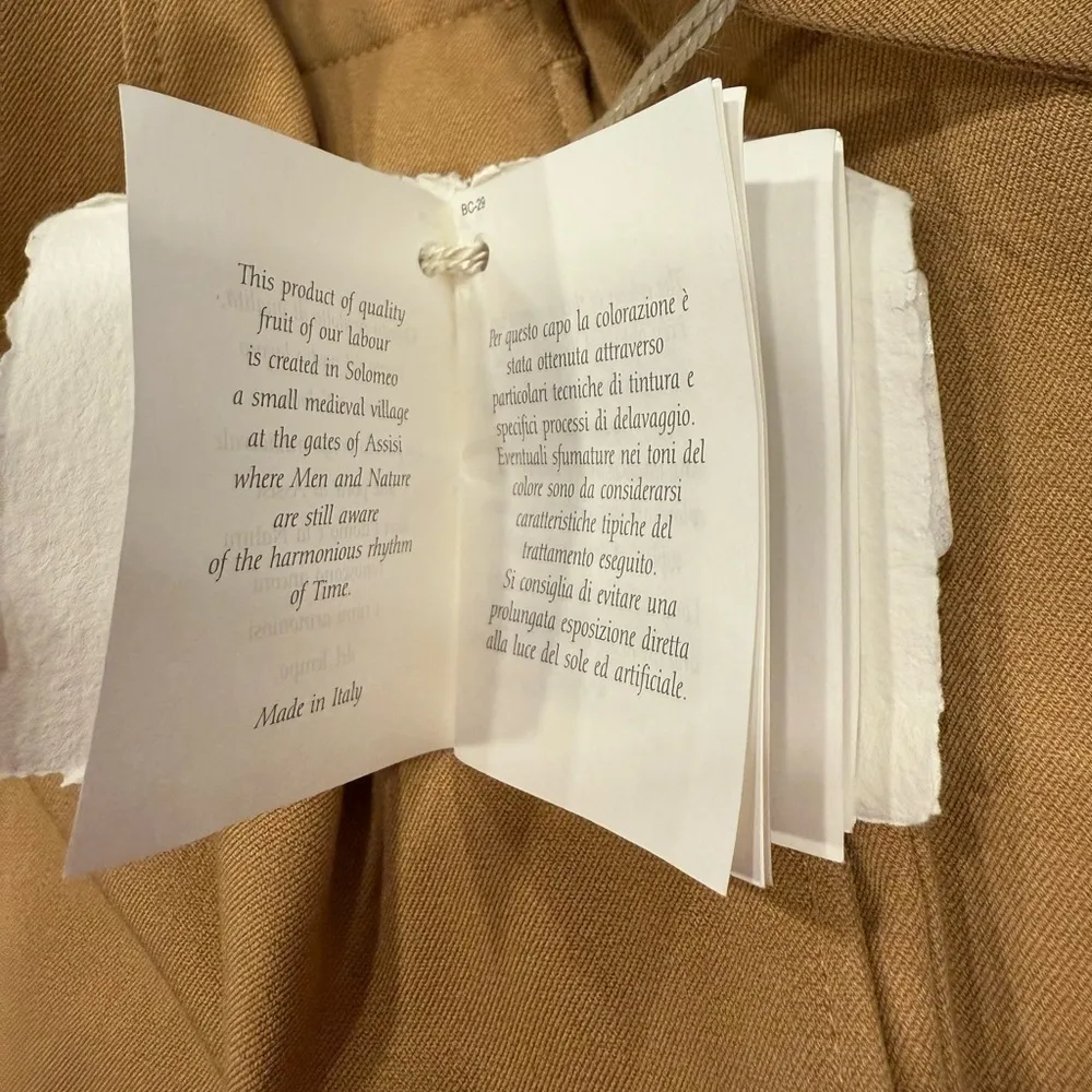 Brunello Cucinelli Wide Leg Trousers Size 44 NWT - Image 9