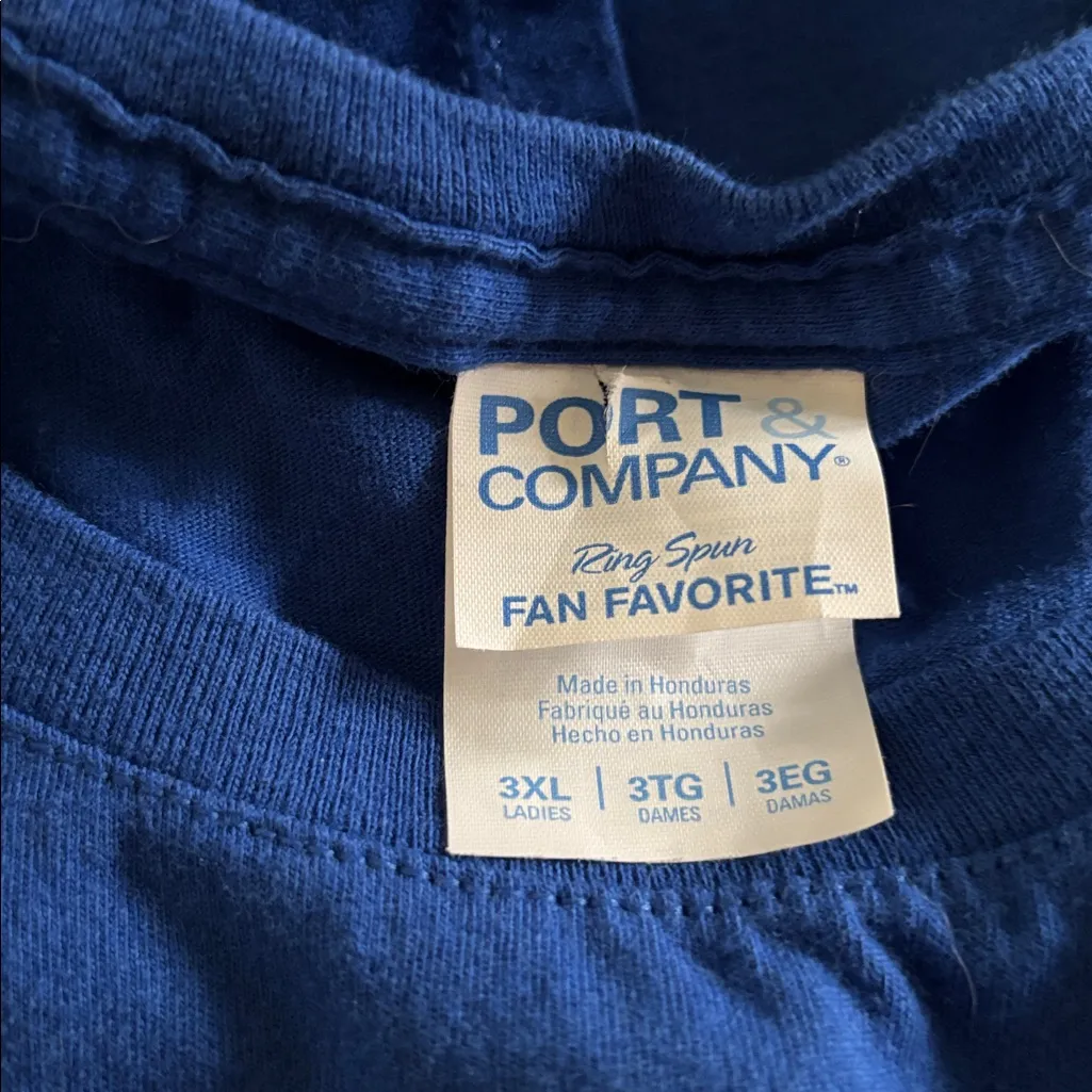 Port & CO “I Like to Kick” I’m 50 Years Old SNL Tee Birthday Short Novelty 3XL Blue Size 3X - Image 3