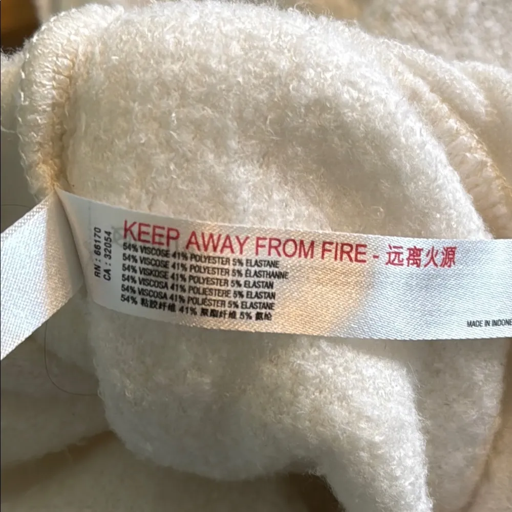 Out from Under Urban Outfitters Size Extra Small XS Off White Tie-Front Top - Image 5