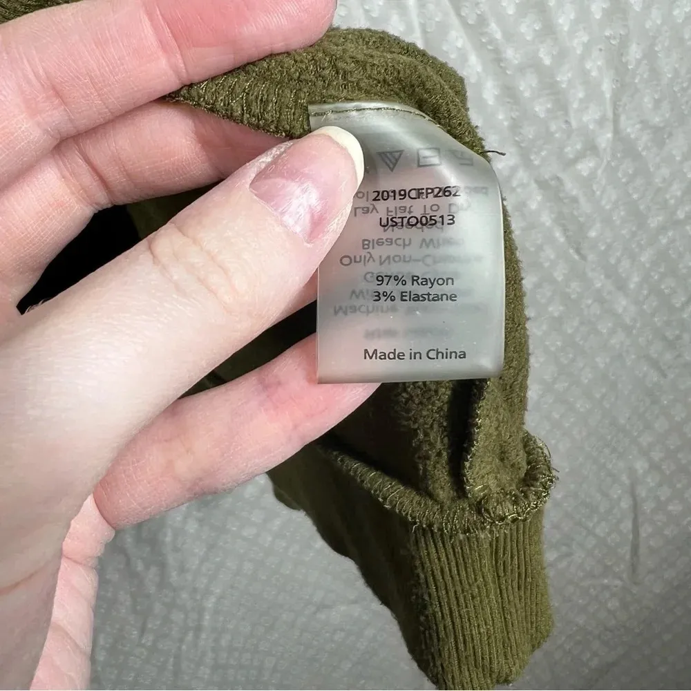 Universal Standard‎ Green Rayon Hoodie - Image 4