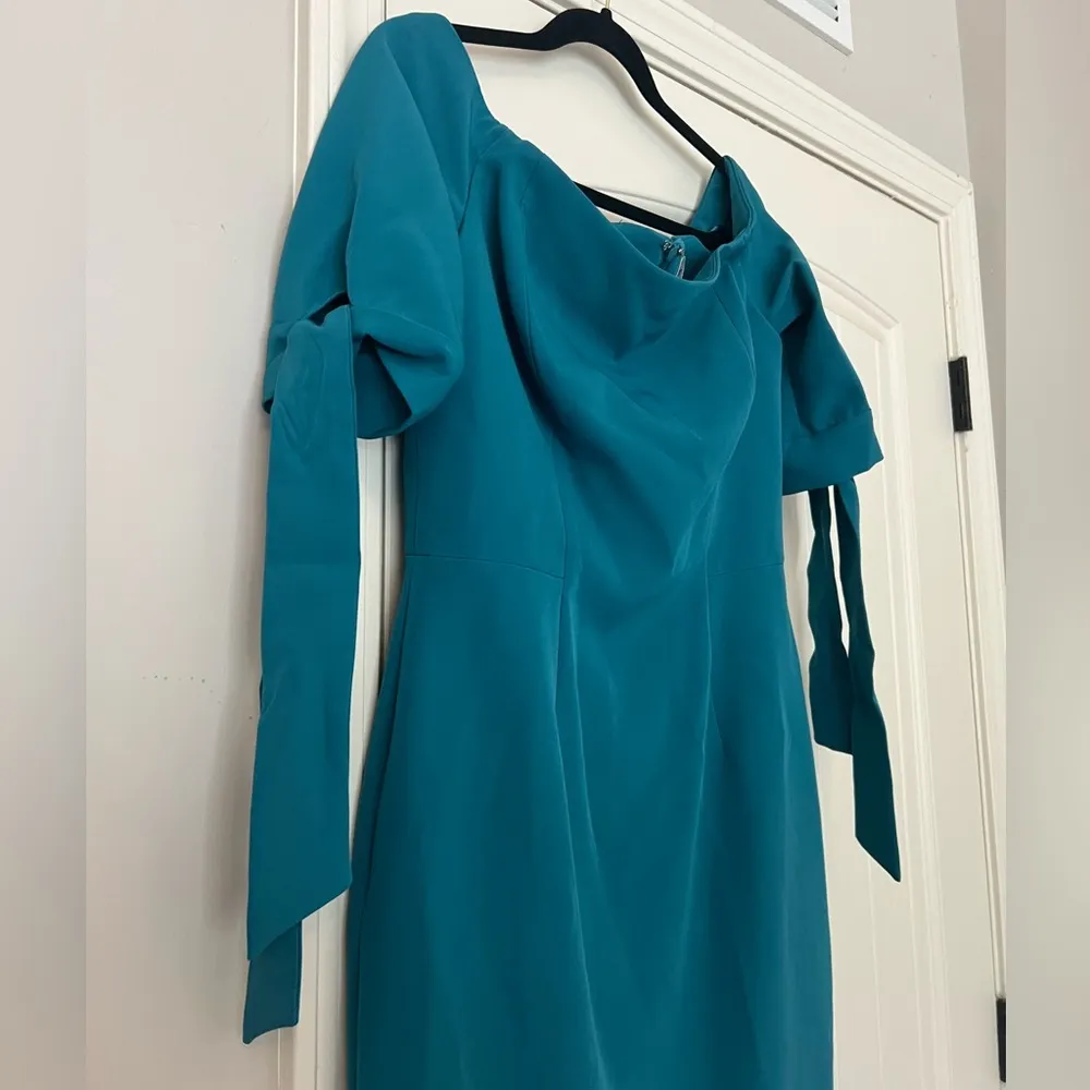 MILLY Off The Shoulder Sheath Dress - Image 3