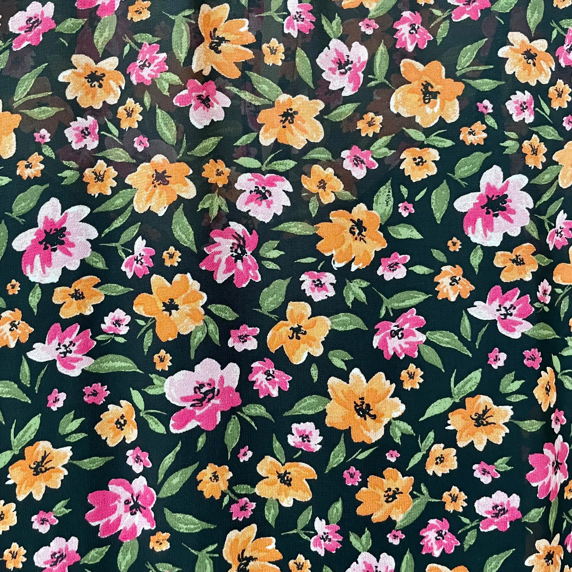 H&M Women’s Ruffle Trim Floral Midi Dress XS - Image 7