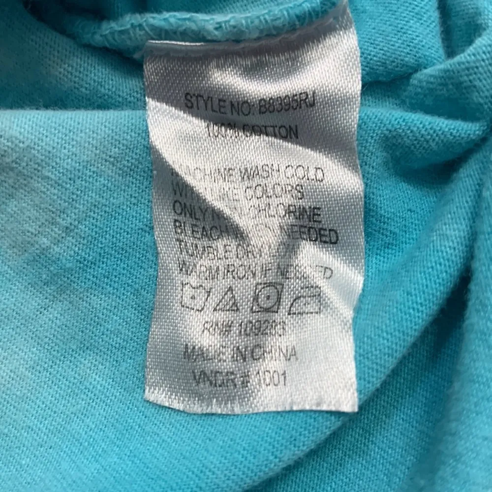 Surf Shop Tie Dye Pink Front Knot Crop Top Tee Size Medium - Image 11