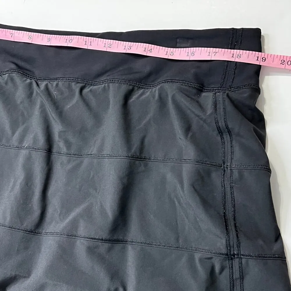 Lululemon Pace Rival Mid-Rise Black Athletic Skirt Size 14 - Image 7