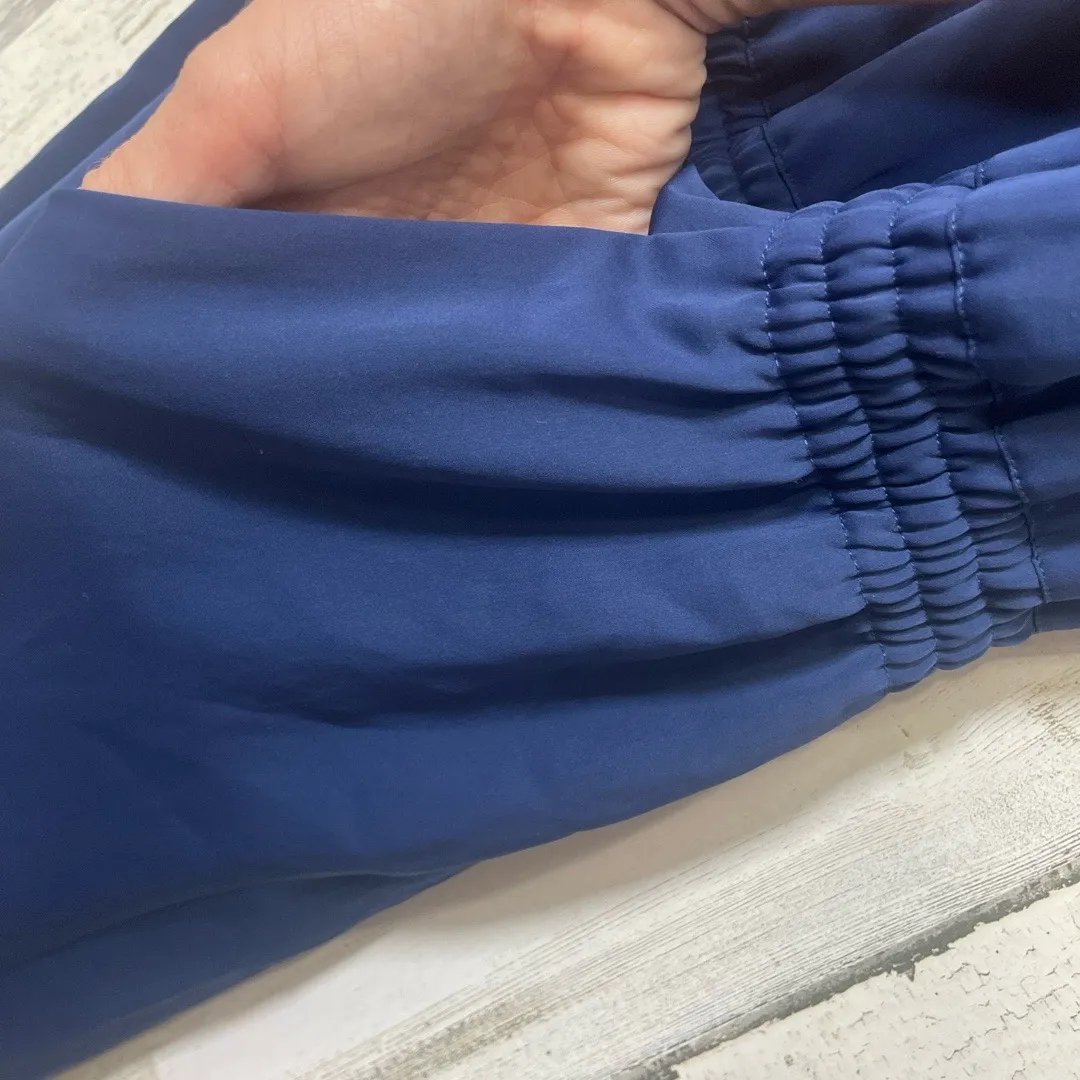 Vince Utility Drawstring Waist Shirt Dress Deep Navy Size Minimalist Casual Blue Size M - Image 11