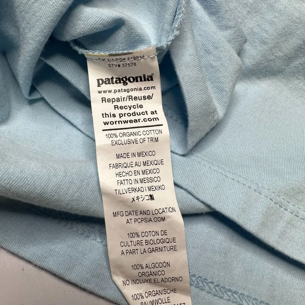 Women's P-6 Label Organic Tank NWT Size Medium (Fin Blue) Style #37578 - Image 9