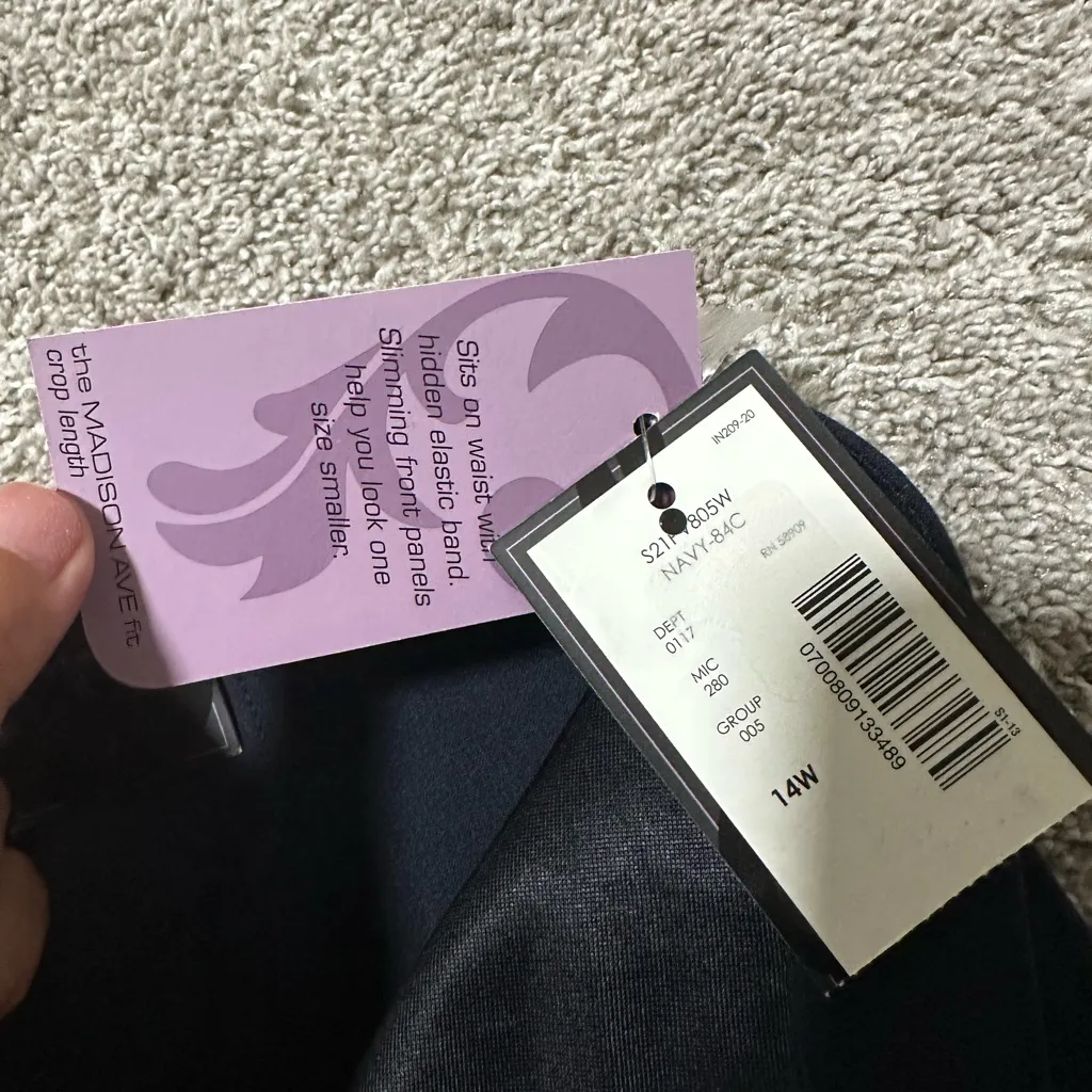 Investments The Madison Avenue Fit women’s dress pants Size 14W - Image 8